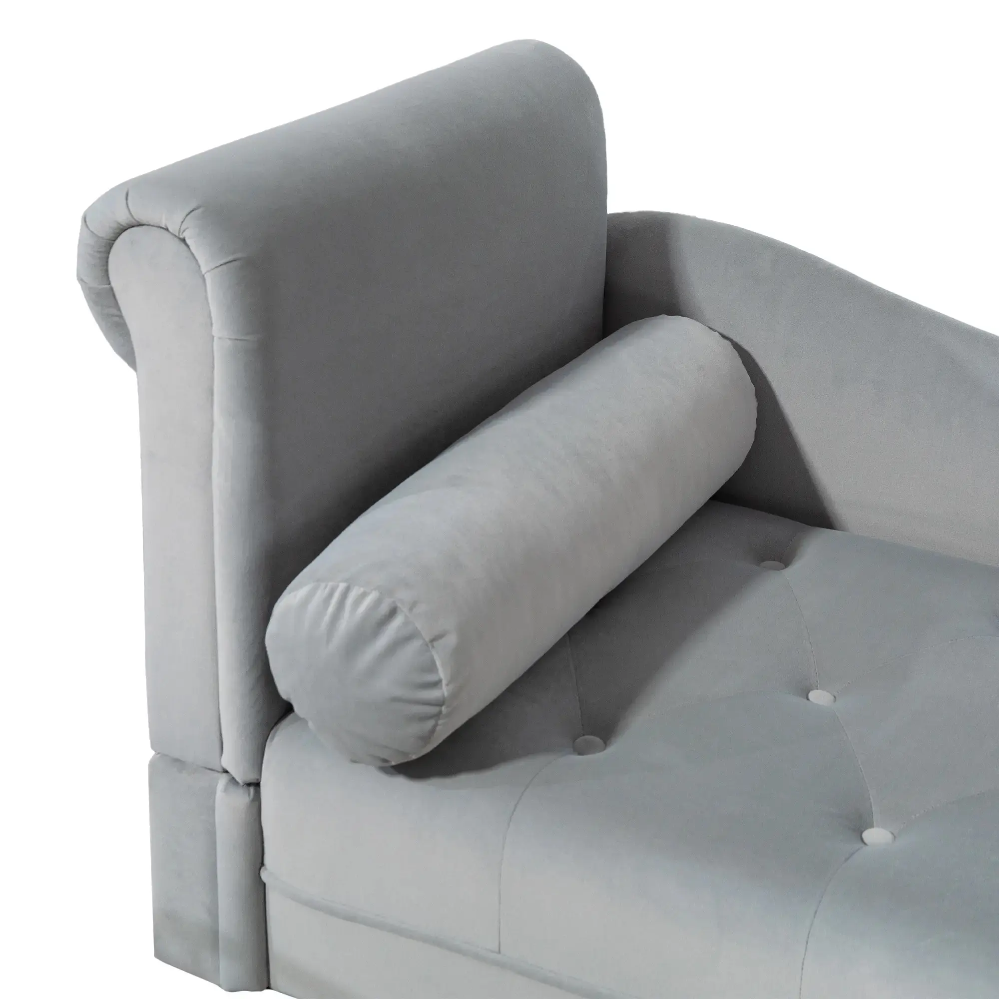 Мягкий шезлонг Homcom 83B-359V00GY (Grey) - 7