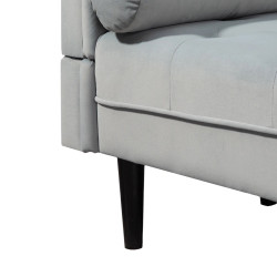 Мягкий шезлонг Homcom 83B-359V00GY (Grey) Thumb