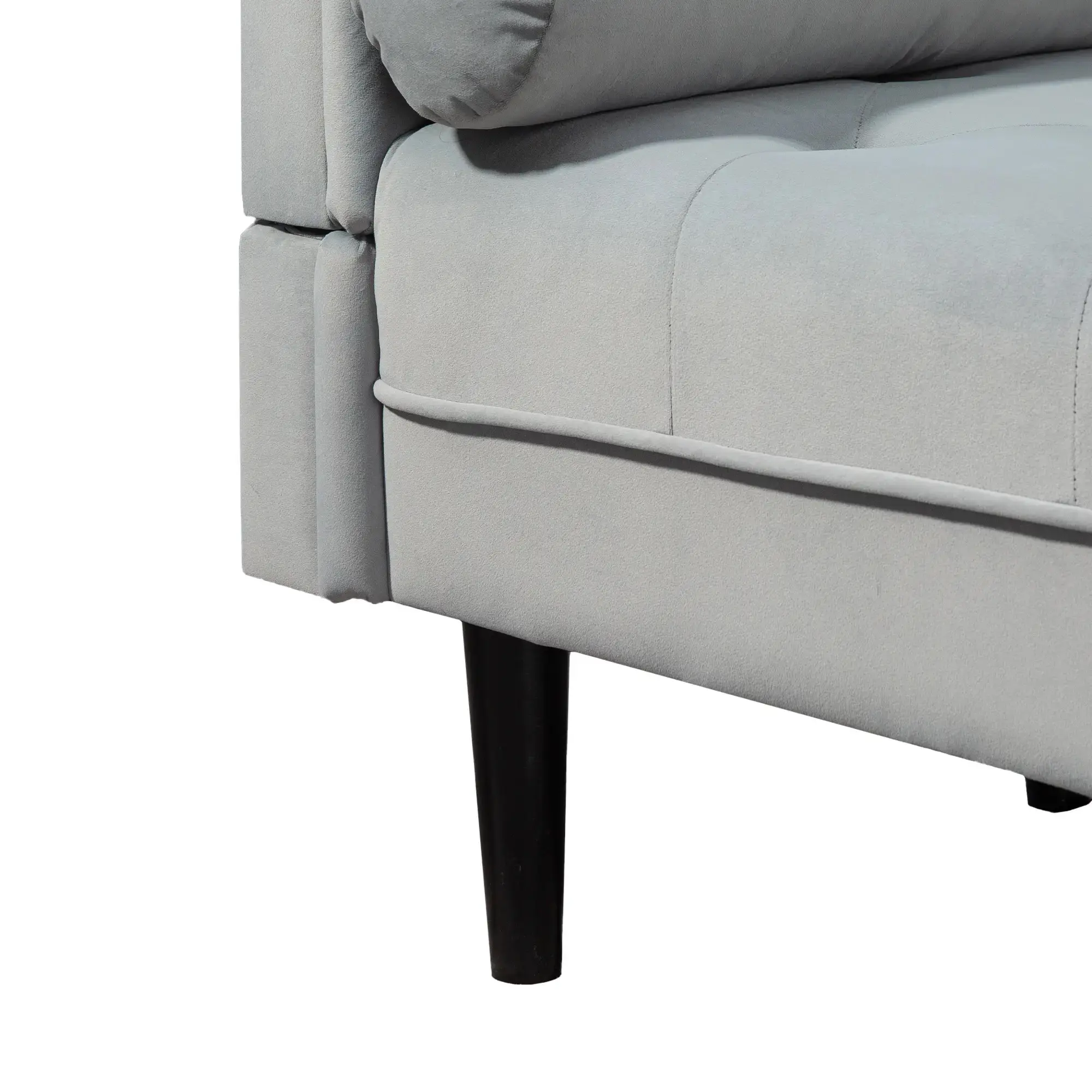 Мягкий шезлонг Homcom 83B-359V00GY (Grey) - 8