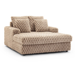 Мягкий шезлонг Mebel Elite Kobel (Beige) Thumb
