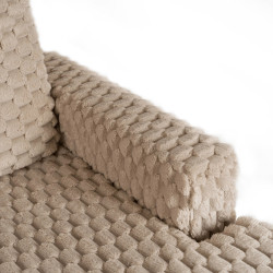 Мягкий шезлонг Mebel Elite Kobel (Beige) Thumb