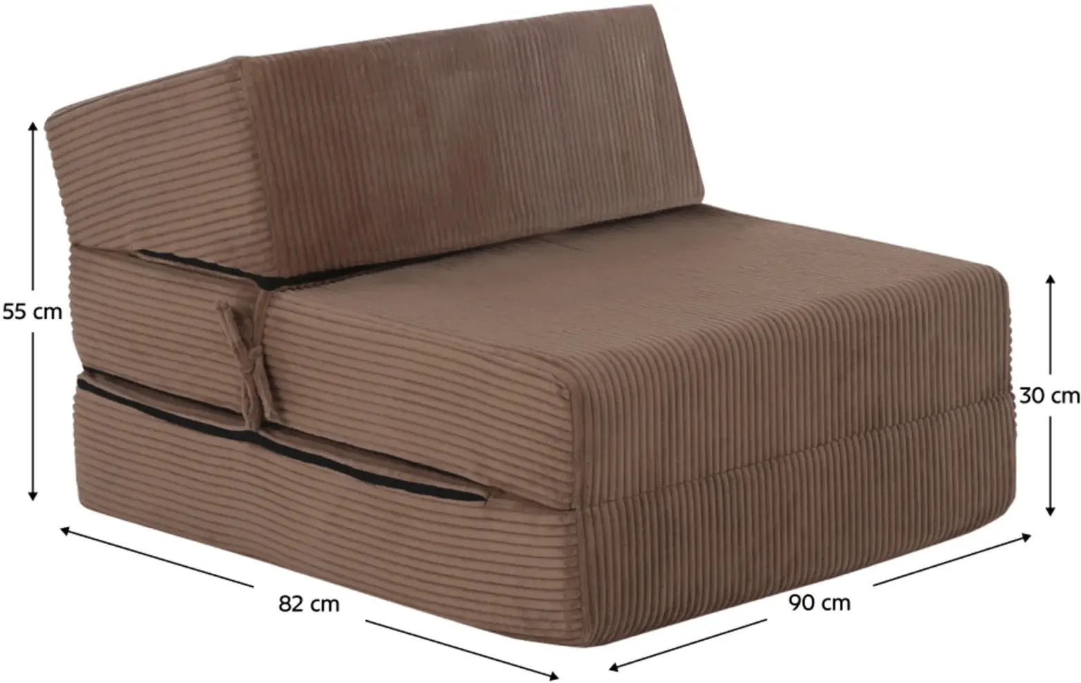 Sezlong moale Tempo Kondela Malen Lincoln 17 (Light Brown) - 7