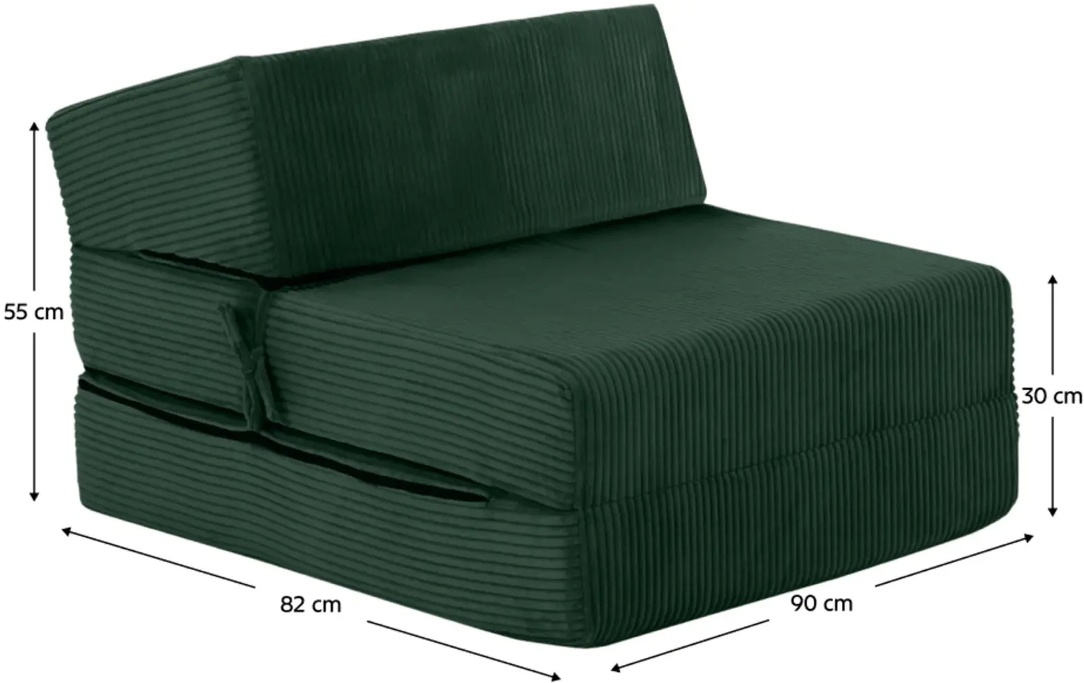 Sezlong moale Tempo Kondela Malen Lincoln 39 (Green) - 7