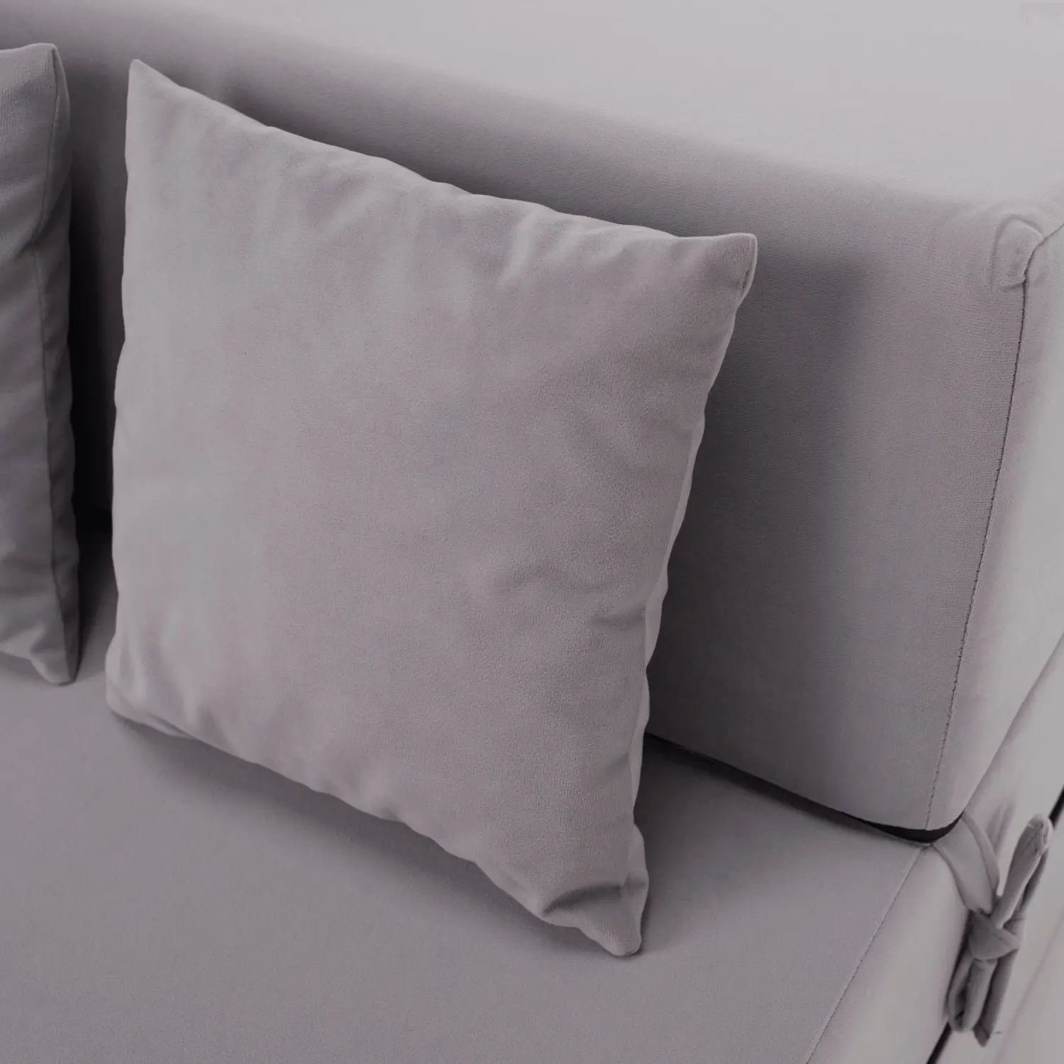 Sezlong moale Tempo Kondela Pelos (Light Grey) - 8