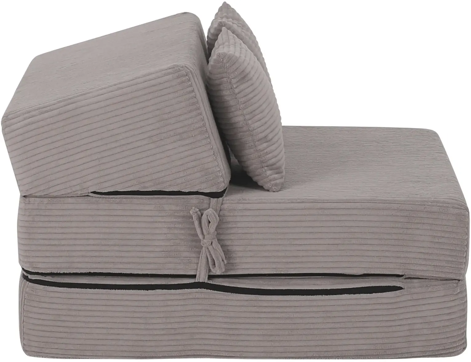 Sezlong moale Tempo Kondela Pelos Lincoln 86 (Grey) - 3