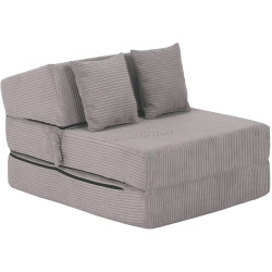 Sezlong moale Tempo Kondela Pelos Lincoln 86 (Grey)