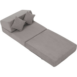 Sezlong moale Tempo Kondela Pelos Lincoln 86 (Grey) Thumb