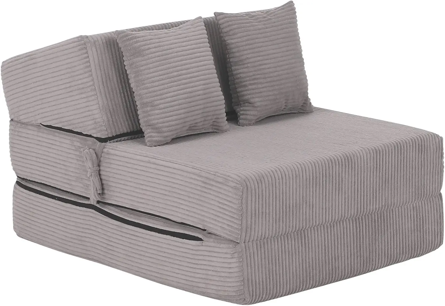 Sezlong moale Tempo Kondela Pelos Lincoln 86 (Grey)