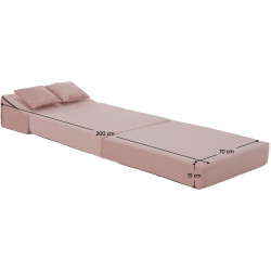 Мягкий шезлонг Tempo Kondela Pelos (Pink) Thumb
