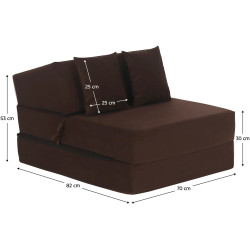 Sezlong moale Tempo Kondela Pelos Trinity 07 (Brown) Thumb