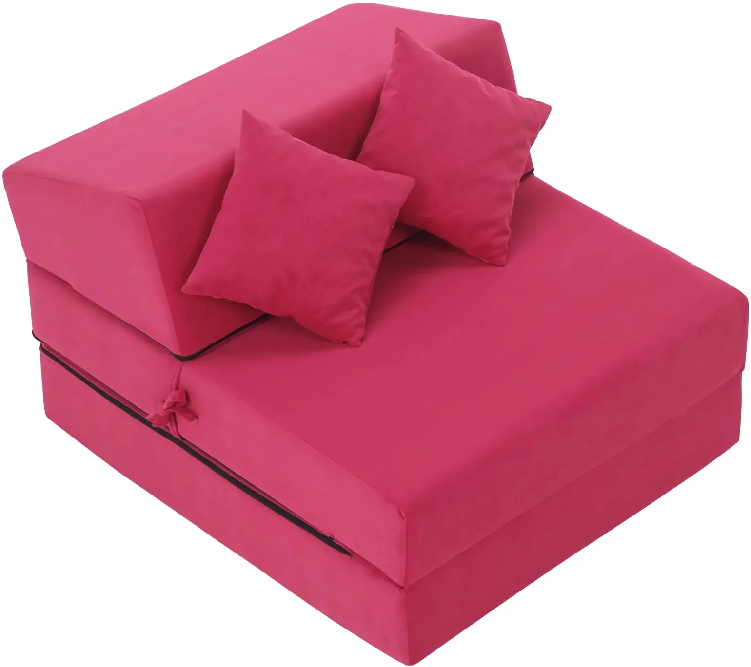Sezlong moale Tempo Kondela Pelos Trinity 10 (Magenta) - 2