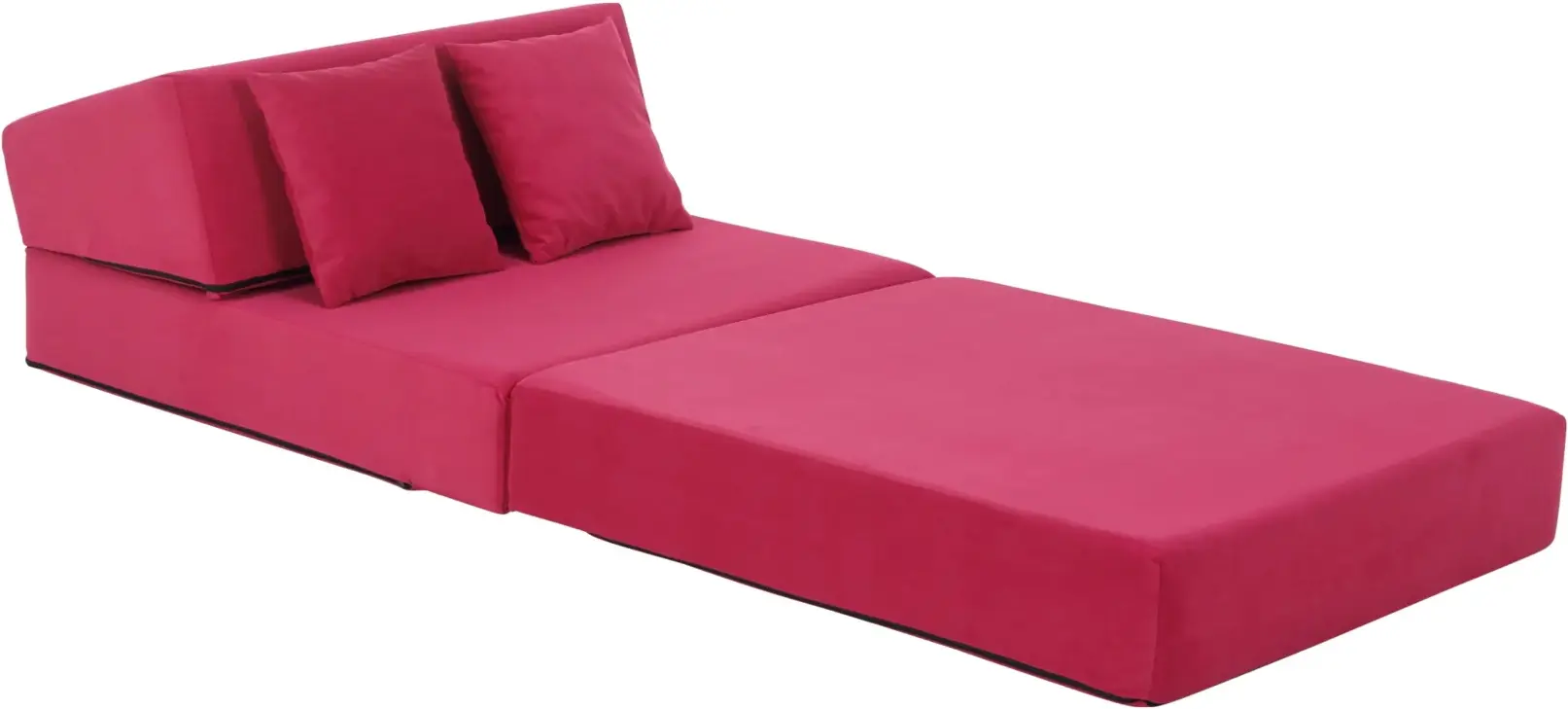 Sezlong moale Tempo Kondela Pelos Trinity 10 (Magenta) - 4