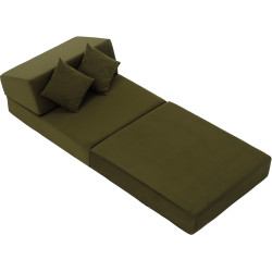 Sezlong moale Tempo Kondela Pelos Trinity 27 (Olive) Thumb