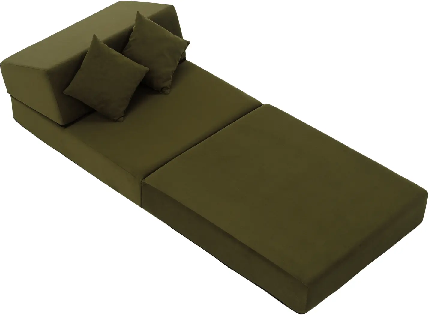 Sezlong moale Tempo Kondela Pelos Trinity 27 (Olive)