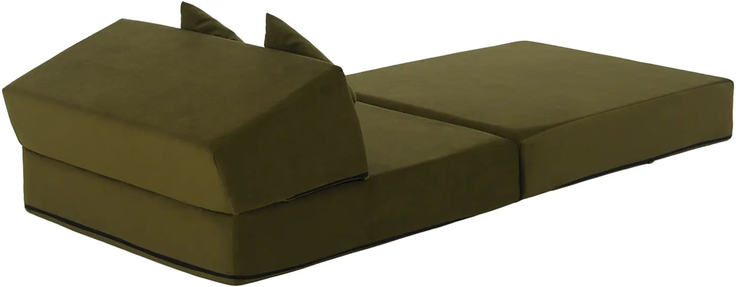 Sezlong moale Tempo Kondela Pelos Trinity 27 (Olive)