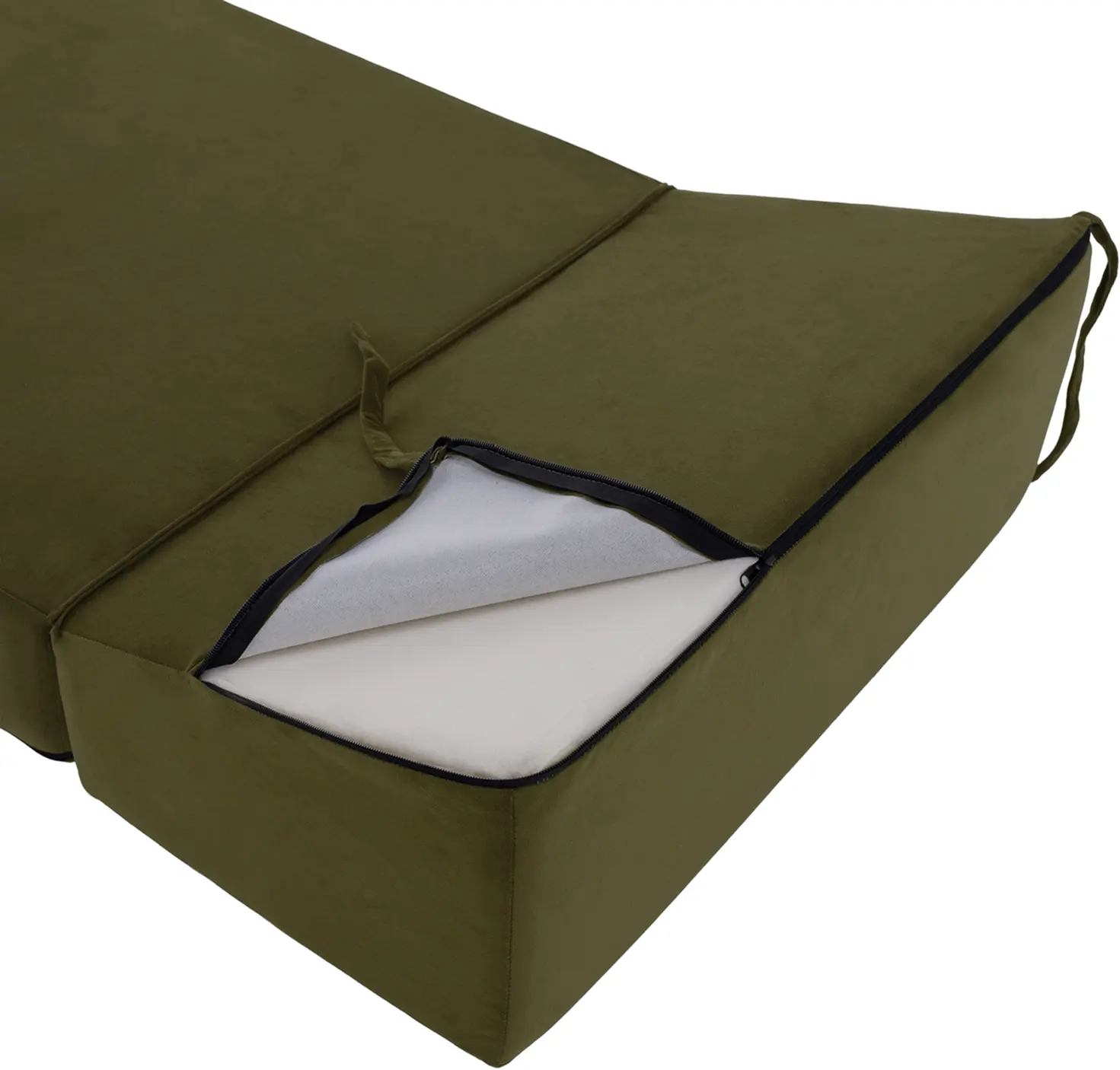 Sezlong moale Tempo Kondela Pelos Trinity 27 (Olive)