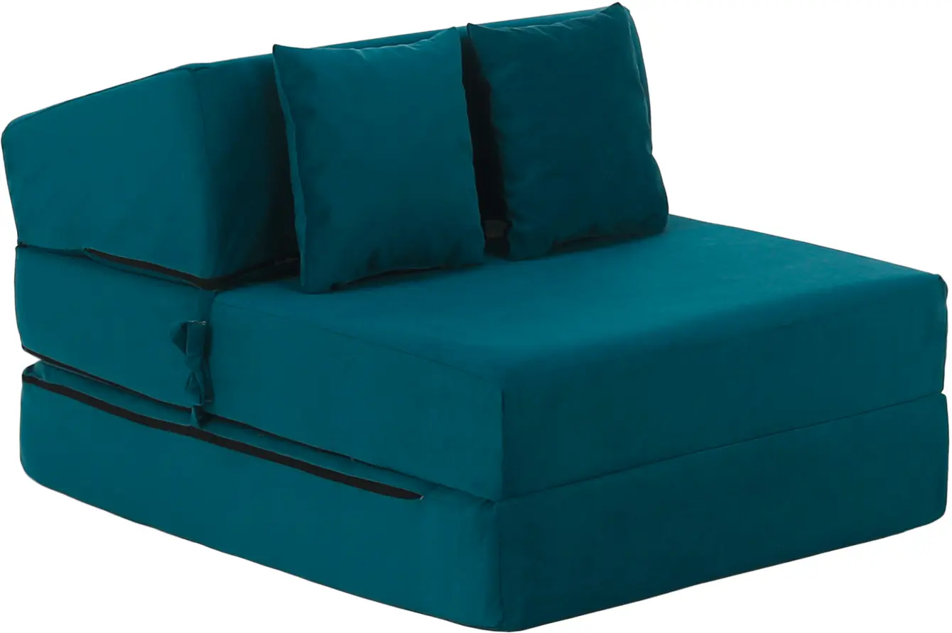 Sezlong moale Tempo Kondela Pelos Trinity 29 (Petrol)