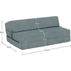 Sezlong moale Tempo Kondela Vedis Lincoln 72 (Mentol) Thumb