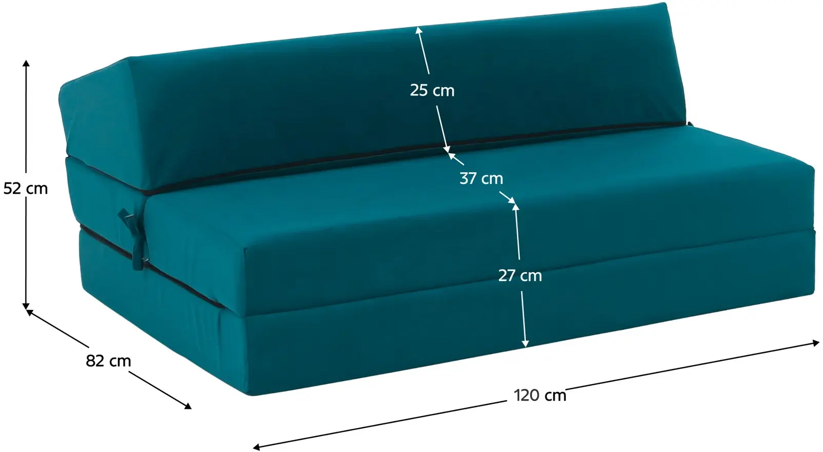 Sezlong moale Tempo Kondela Vedis Trinity 29 (Teal) - 8