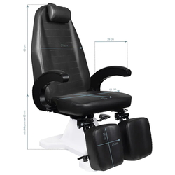 Fotoliu cosmetologic Activeshop 112 Hydraulic (Black) Thumb