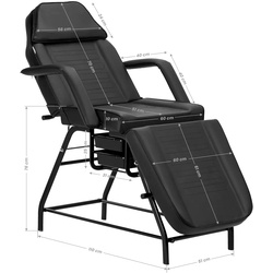 Fotoliu cosmetologic Activeshop 557A (Black) Thumb