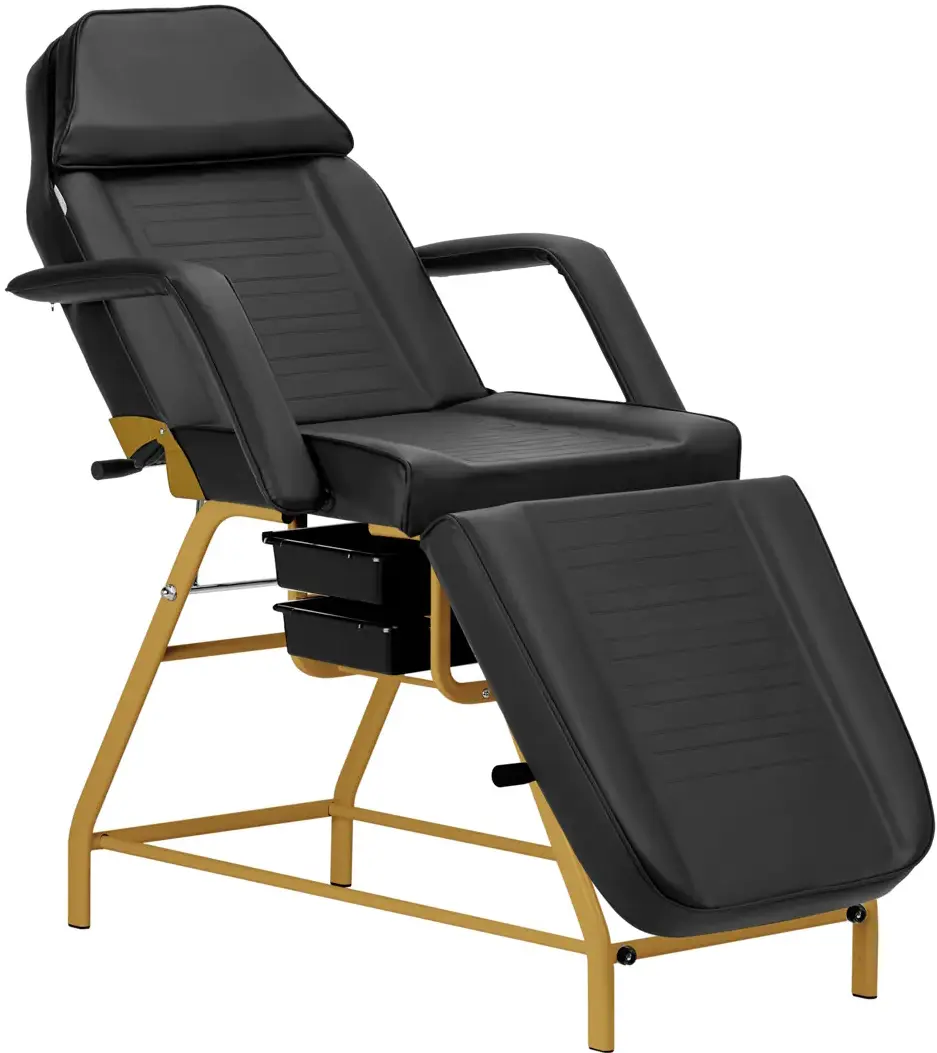Fotoliu cosmetologic Activeshop 557G (Black/Gold)