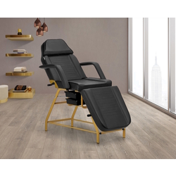 Кресло косметологическое Activeshop 557G (Black/Gold)