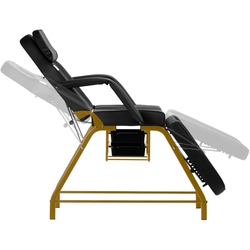 Fotoliu cosmetologic Activeshop 557G (Black/Gold) Thumb