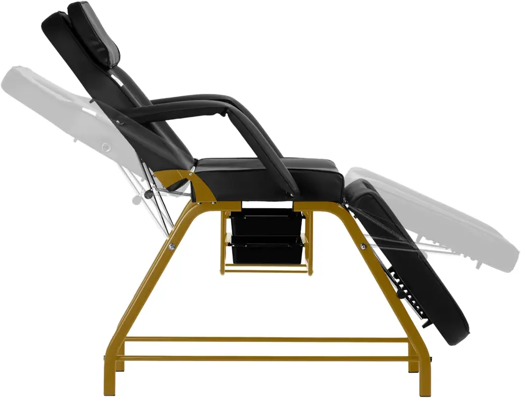 Fotoliu cosmetologic Activeshop 557G (Black/Gold)