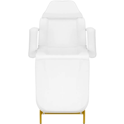 Fotoliu cosmetologic Activeshop 557G (White/Gold) Thumb