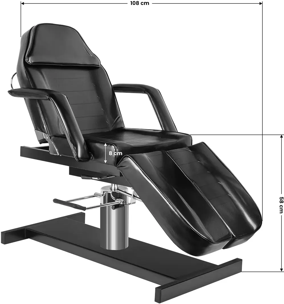 Fotoliu cosmetologic Activeshop A-210 Pedi Hydraulic (Black)