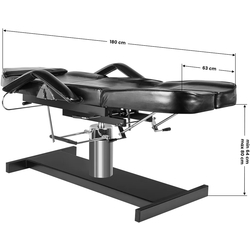 Fotoliu cosmetologic Activeshop A-210 Pedi Hydraulic (Black) Thumb