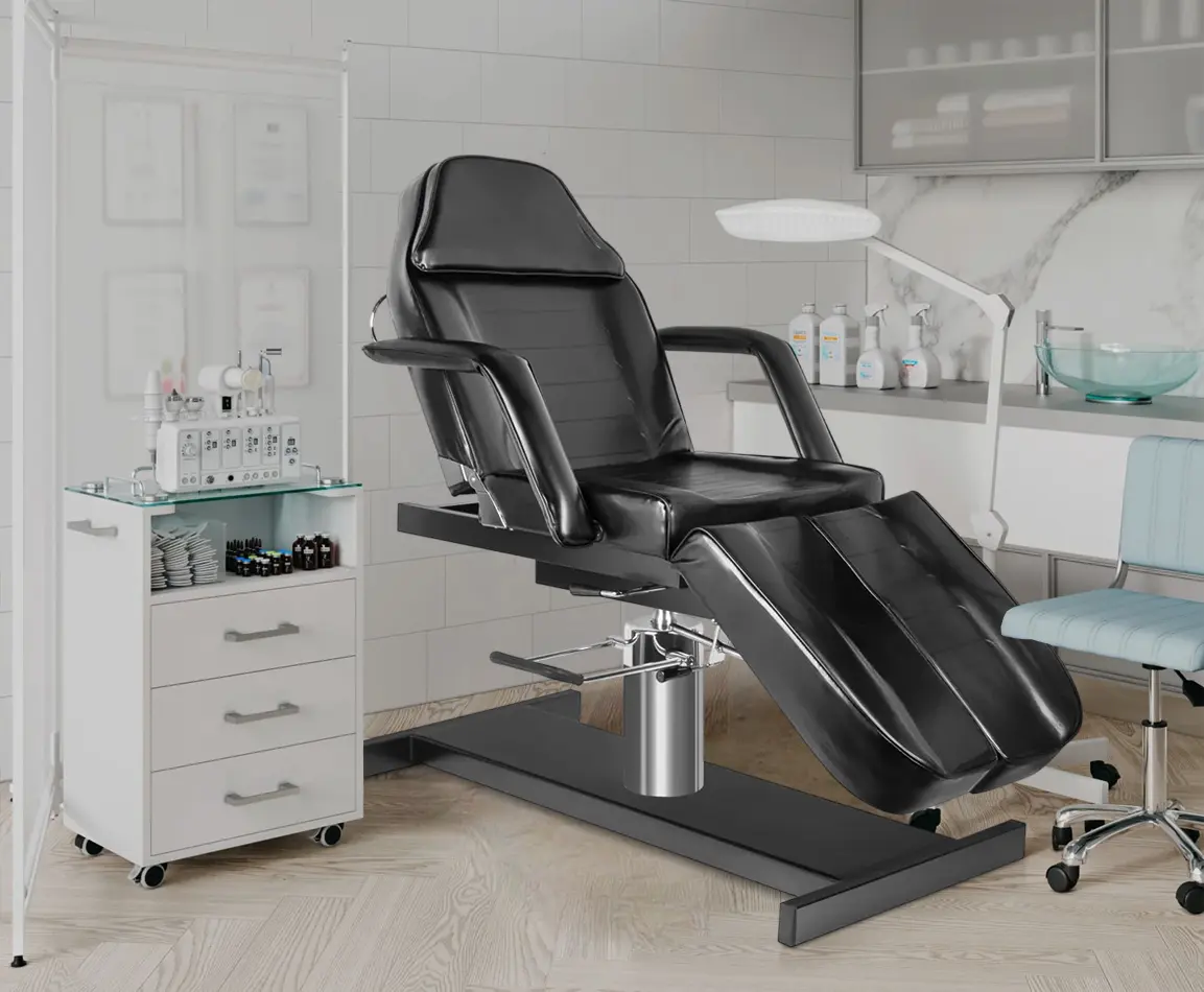 Fotoliu cosmetologic Activeshop A-210 Pedi Hydraulic (Black)