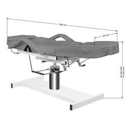 Fotoliu cosmetologic Activeshop A-210C (Grey) Thumb