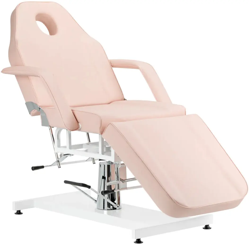 Кресло косметологическое Activeshop Basic 210 Hydraulic (Pink/White)