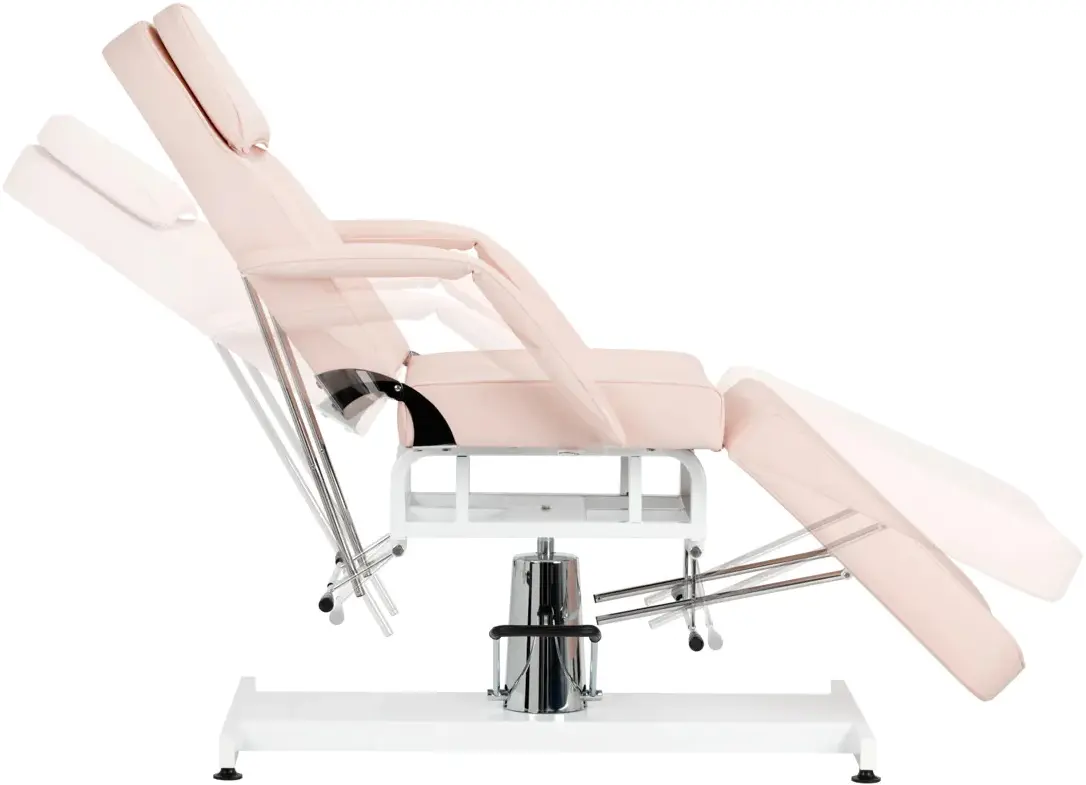 Кресло косметологическое Activeshop Basic 210 Hydraulic (Pink/White)