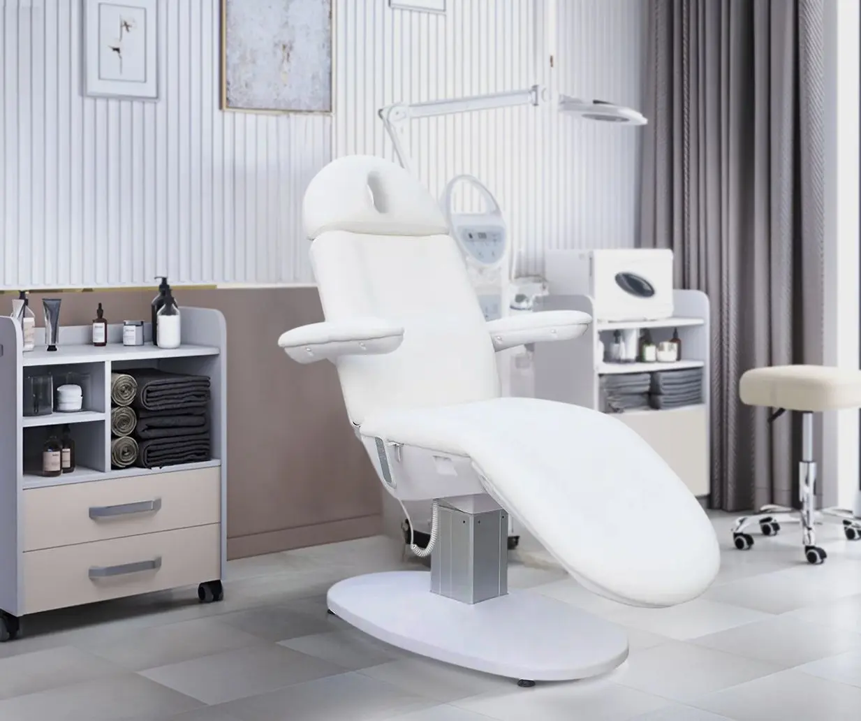 Fotoliu cosmetologic Activeshop Eclipse 126115 (White)