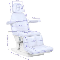 Кресло косметологическое Activeshop Kate 4 155554 (Cold White) Thumb