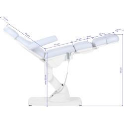 Кресло косметологическое Activeshop Kate 4 155554 (Cold White) Thumb