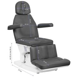 Fotoliu cosmetologic Activeshop Kate 4 (Grey) Thumb