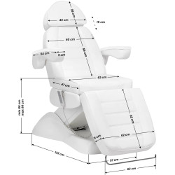 Кресло косметологическое Activeshop Lux 4M 112818 (White) Thumb