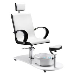 Fotoliu cosmetologic cu hidromasaj Activeshop 308 (White/Black) Thumb