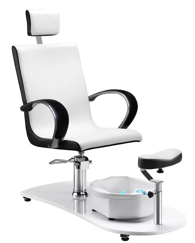 Fotoliu cosmetologic cu hidromasaj Activeshop 308 (White/Black)