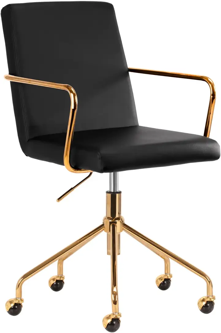 Кресло Activeshop QS-OF211G 148160 (Black/Gold)