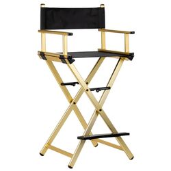 Scaun make-up pliabil Activeshop 123776 (Gold/Black) Thumb