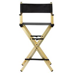 Scaun make-up pliabil Activeshop 123776 (Gold/Black) Thumb