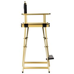 Scaun make-up pliabil Activeshop 123776 (Gold/Black) Thumb