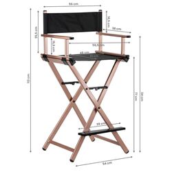 Scaun make-up pliabil Activeshop 140084 (Rose Gold) Thumb