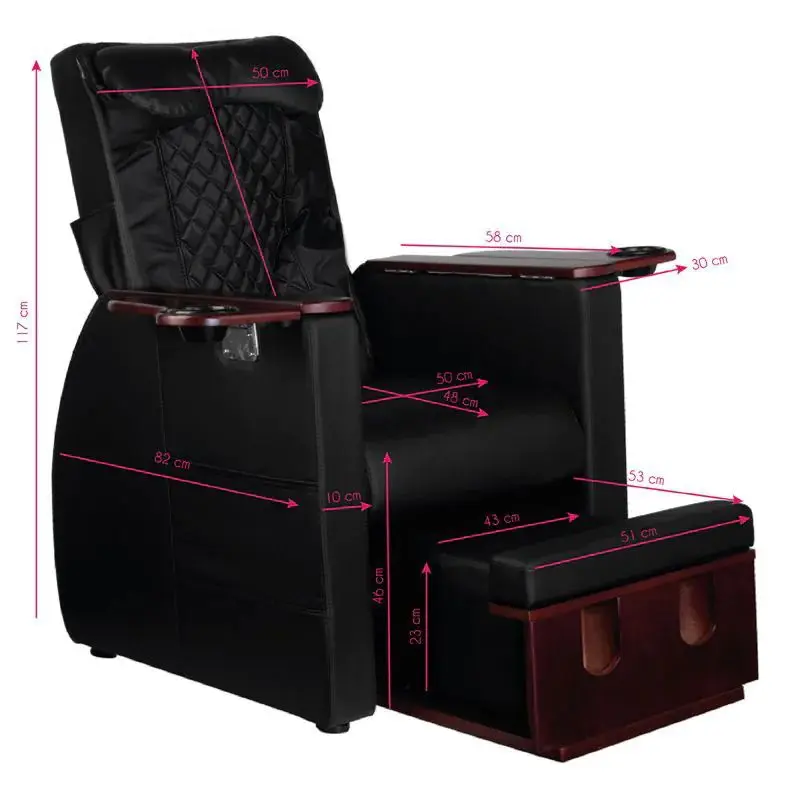Fotoliu cosmetologic Azzurro 101 (Black) - 10