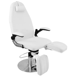 Fotoliu cosmetologic Azzurro 713A Hydraulic (White) Thumb